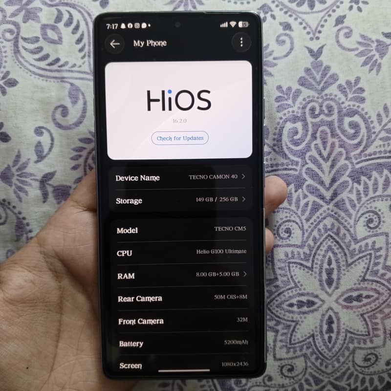 Tecno CAMON 40 3