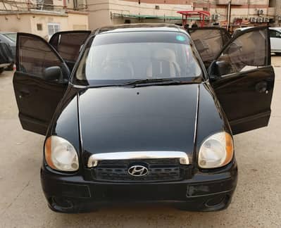 Santro Hyundai 2003, Genuine 95%, LPG+Petrol, Family Used, Zero Rust