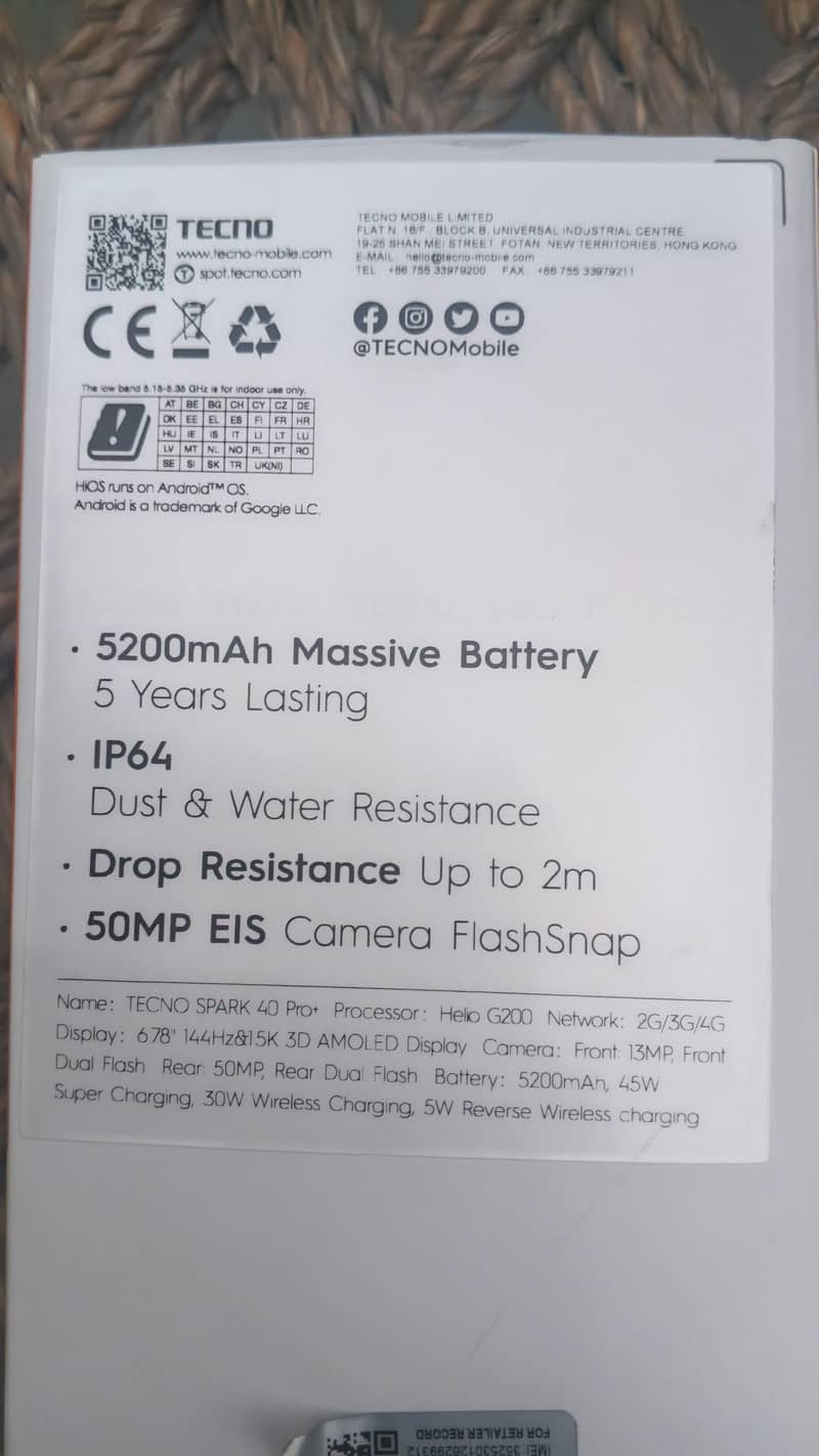 Tecno CAMON 40 Pro 1