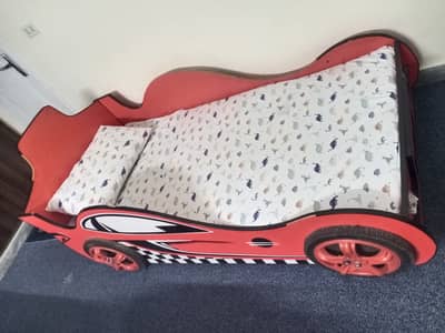 Car bed with metress. .