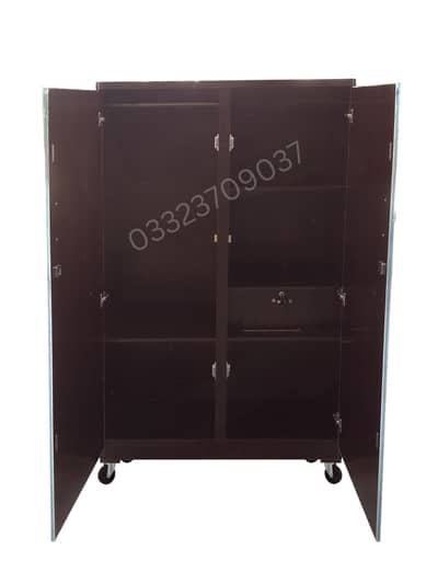 16" depth 6x4 feet wooden Cupboard wardrobe safe almari cabinet
