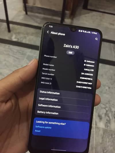 Samsung Mobile A30
