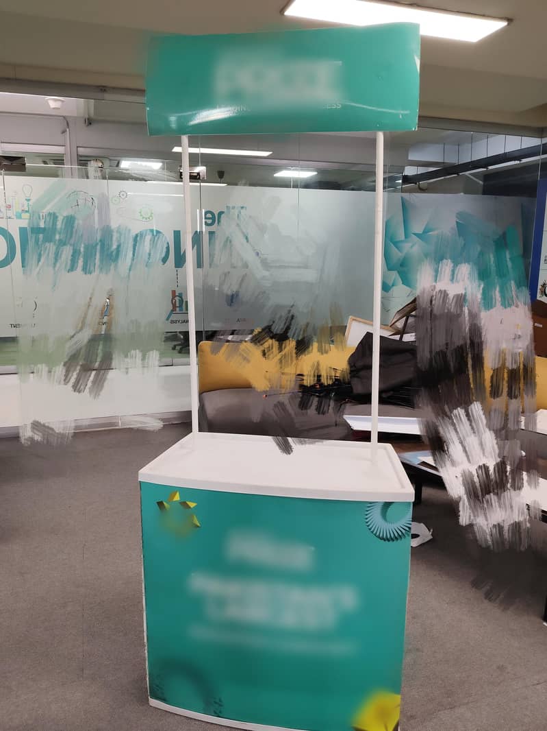 Portable Kiosk Table 0