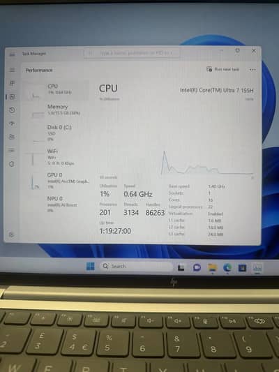 HP HP EliteBook laptop 1040 14 inch 11 Generation Notebook pc