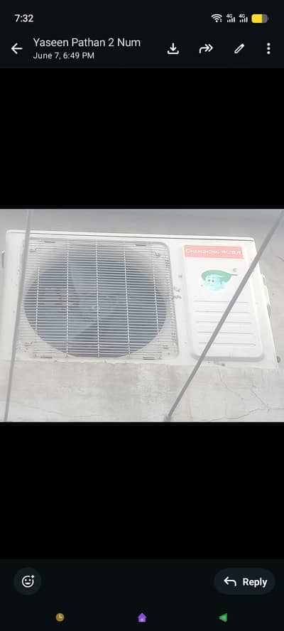 Changhong ruba ka 1 ton ka inverter . a. c hai bilkul ok