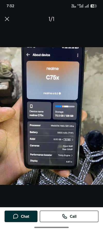 Realme C75x