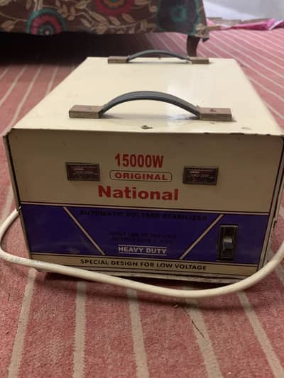 National 15000w Automatic Voltage Seplizer