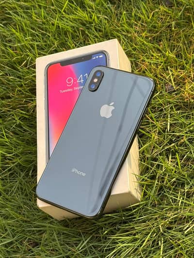 Iphone X 64GB PTA Approved with Box