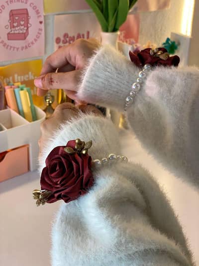 Handmade Flower bracelet