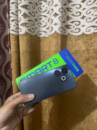 Infinix Smart 8 official pta no open repair 4+4/64