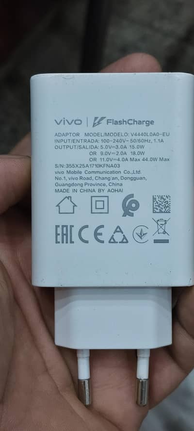 Original Vivo 44 W flash Charger