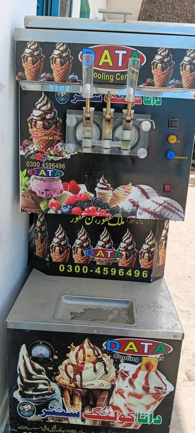 New ice cream machine in warranty