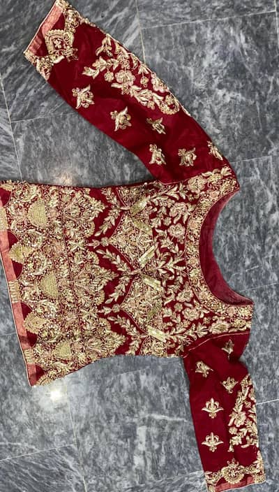 New bridal lehenga with jewellery complete set