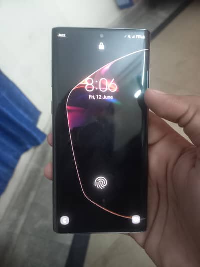 Samsung Mobile Note 10 12gb 256gb Approved single Sim exchange po