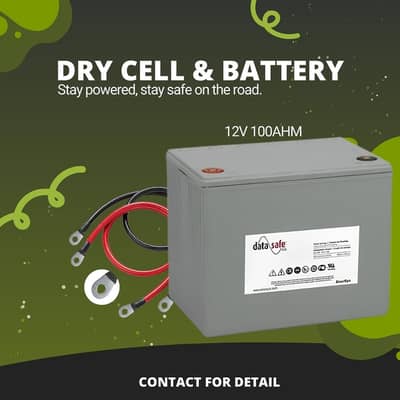 imported dry Cell / 12V 150Ahm Dry Cell / Imported Dry Battery