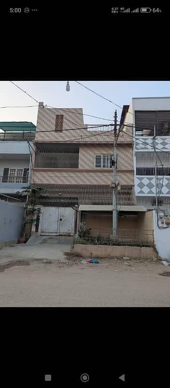 Independent house for rent Nazimabad 1 Main road facing