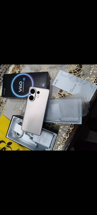 Vivo V60.5G. with box charge