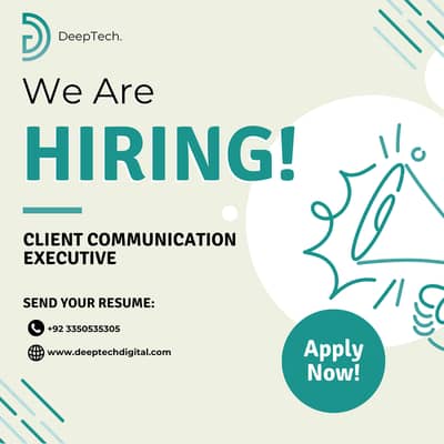 Client Comminucation Execuive (Female)