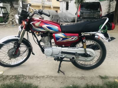 Honda CG125 model 2021/22 orignal tenki tappy installed