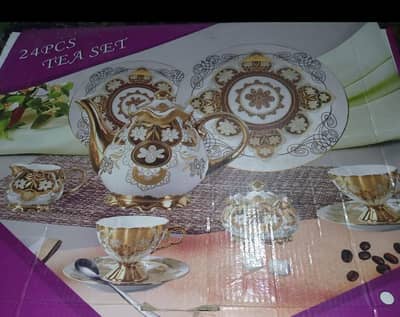 24 piece tea set