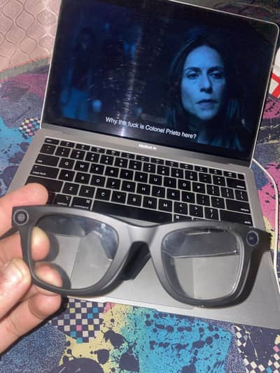 Recording glasses Almost new only 2 times charge