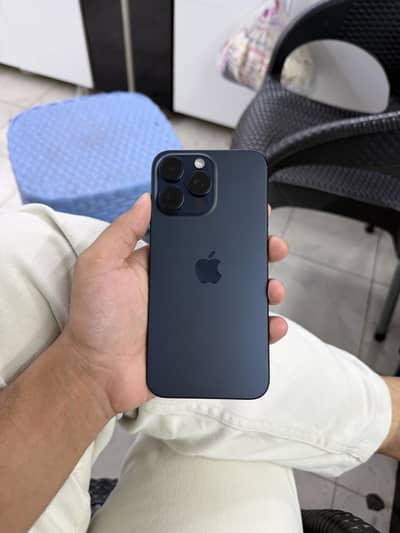 15 Pro Max JV | 10 Months Apple Warranty | 100% Health | Blue | Apple