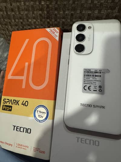 Tecno spark 40 pro +