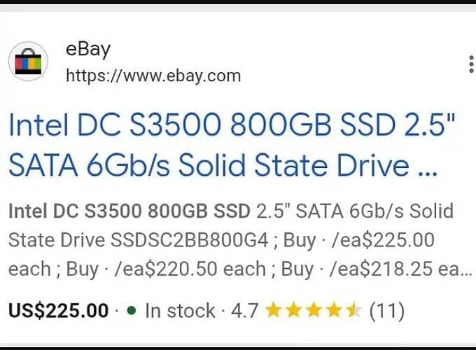 SSD intel 0