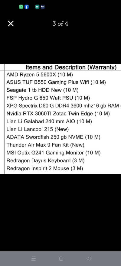 Gaming PC (Complete Setup) 3060ti +Ryzen 5600x