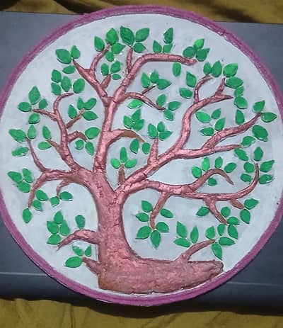 Relief art hand made