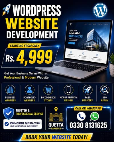 Get your Wordpress website Now