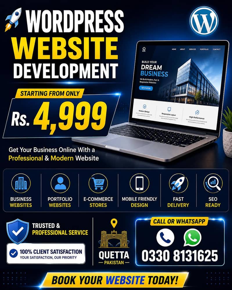Get your Wordpress website Now 0