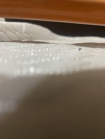 used bed wooden with metress