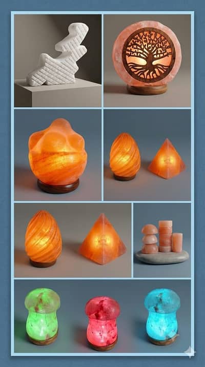 Electric salt lamps