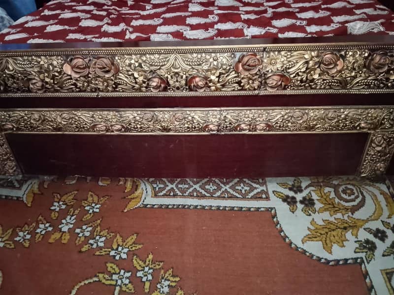 Double bed with 2 side table 2