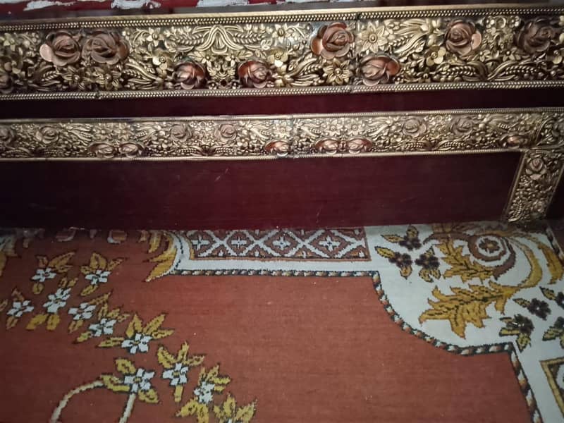 Double bed with 2 side table 3