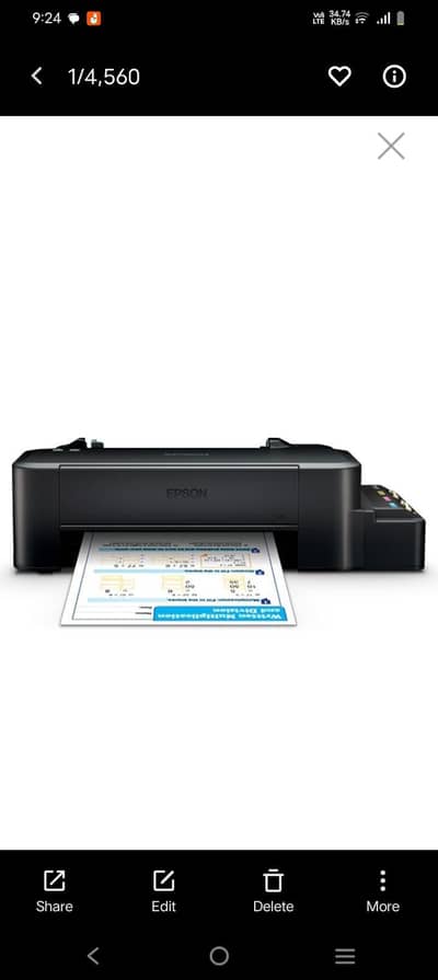 Epson l120 printer is made for high quality printing