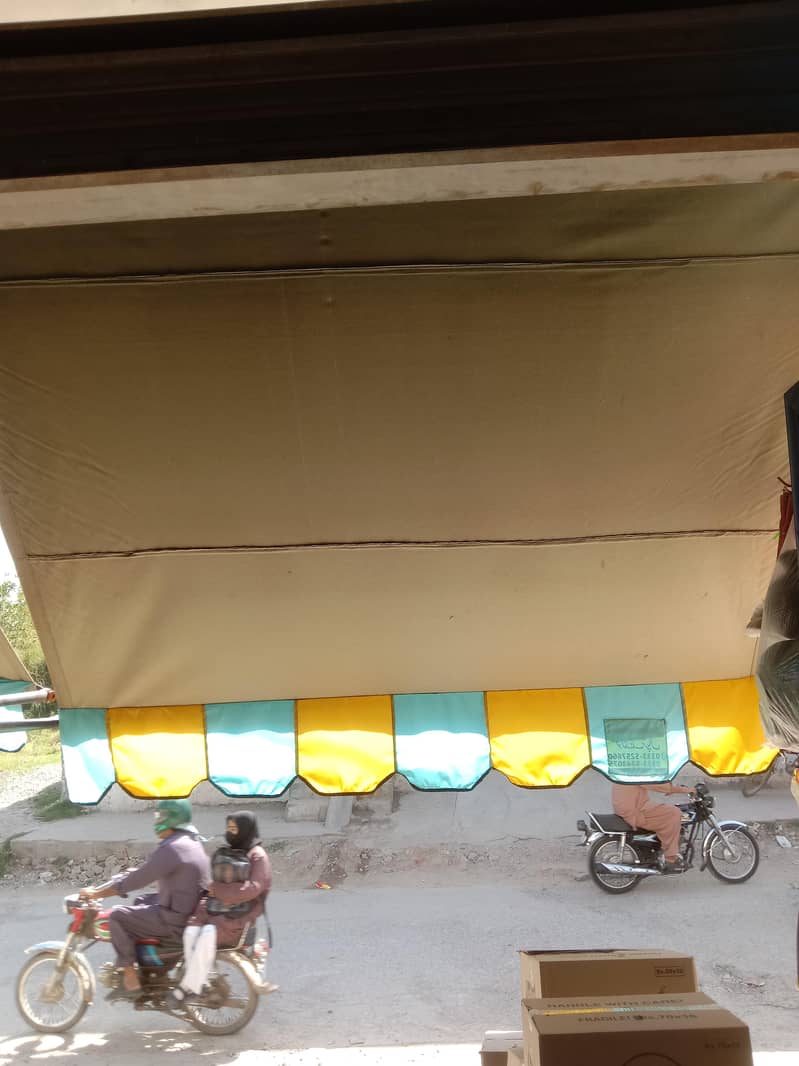 فولڈنگ ترپال برائےفروخت ا   2 عدد اچھی کنڈیشن میں ہے 2