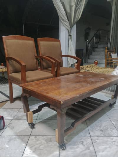 CHAIRS AND TABLE