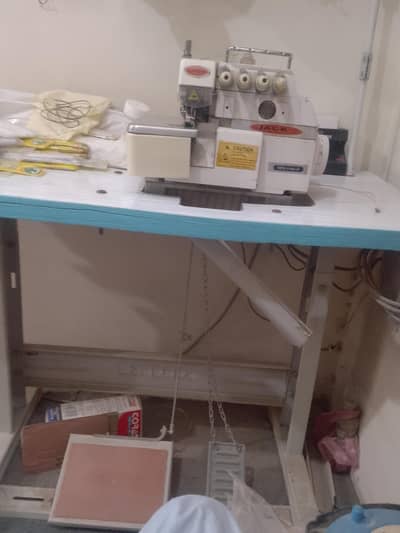 JACK 747A-514M2-24 Industrial Overlock Sewing machine