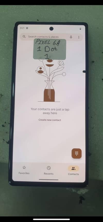 Google Pixel 6a Pin dot Panel Only