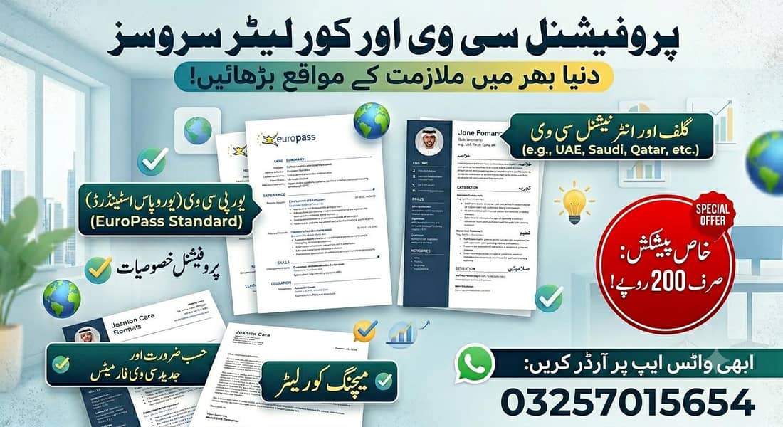 Professional cv 1