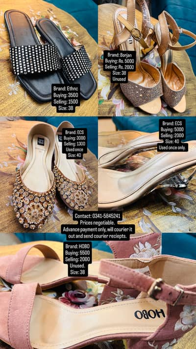 Branded Heels and shoes