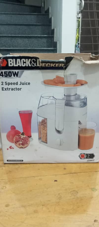 black and decker juicer machine new