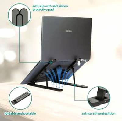 Foldable Adjustable Laptop Stand – Comfortable Viewing Anywhere