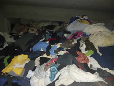 Bulk Lunda Scrap Cloth for Burning/Industrial Use Available-8 ton