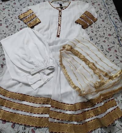 embroideried long feock