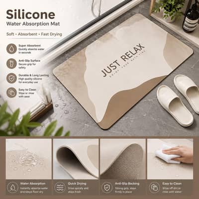 Premium silicone Anti-Slap Mat |Durable & Washable