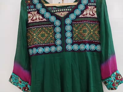Embroidered maxi