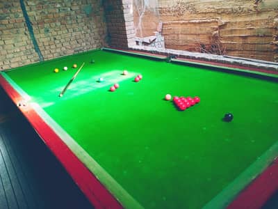 Snooker Table Full King  Size 6x12 Wooden 1" Marble